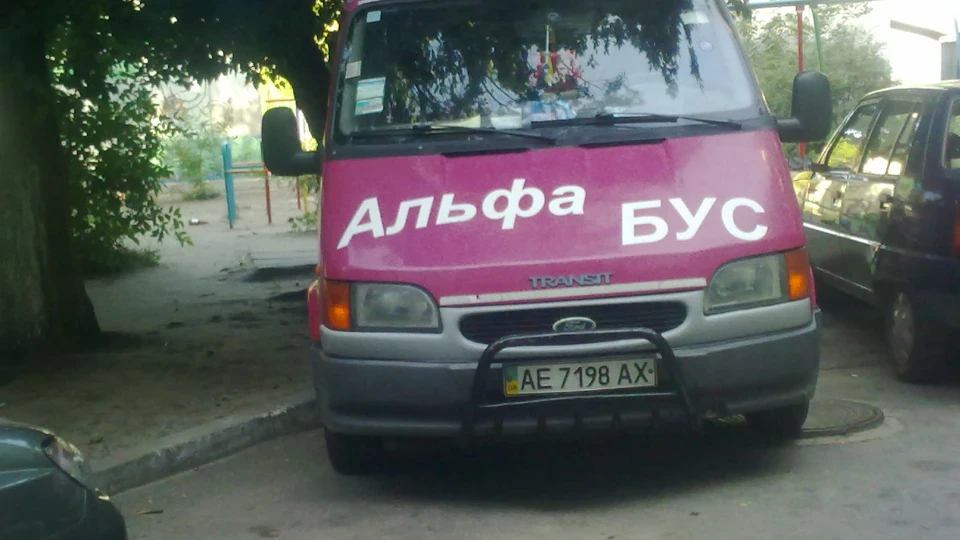 Ford Transit Рожевий СЛОНЯ 5