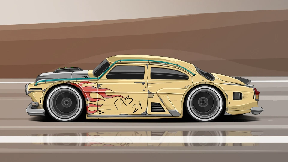 ГАЗ 21 Marilyn Monroe V8