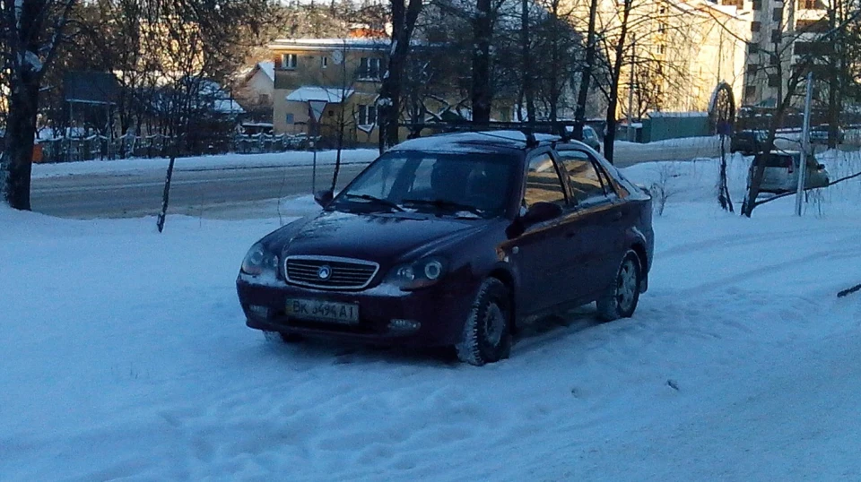 Geely CK Червоний металік, impres 2