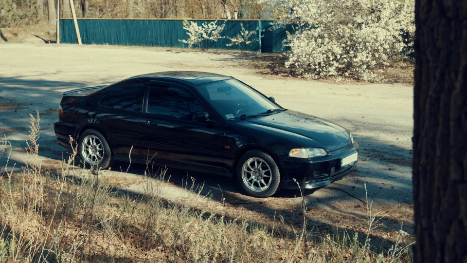 Honda Civic Coupe EJ2 Black 2