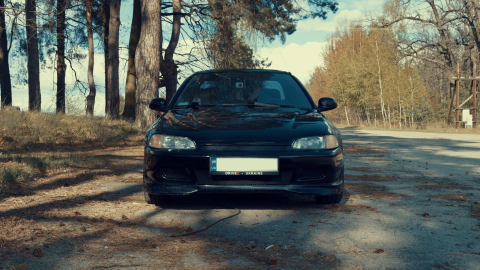 Honda Civic Coupe EJ2 Black 3