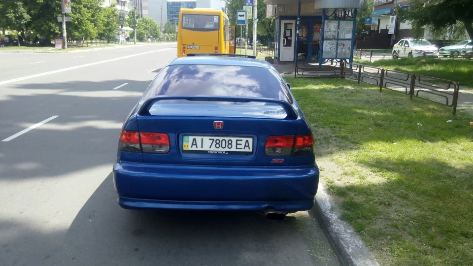Honda Civic Coupe турбо гонка 2