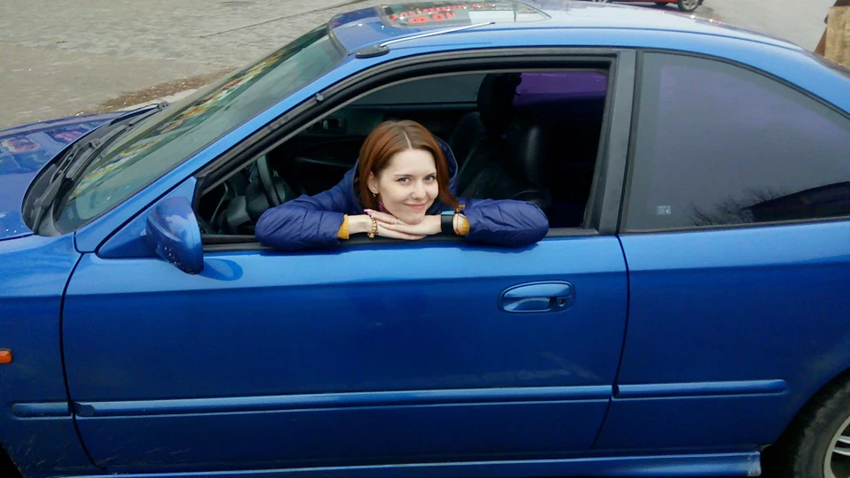 Honda Civic Coupe турбо гонка 4