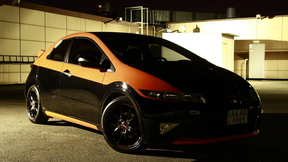 Honda Civic Hatchback 5D LasVegas Tangerine 3