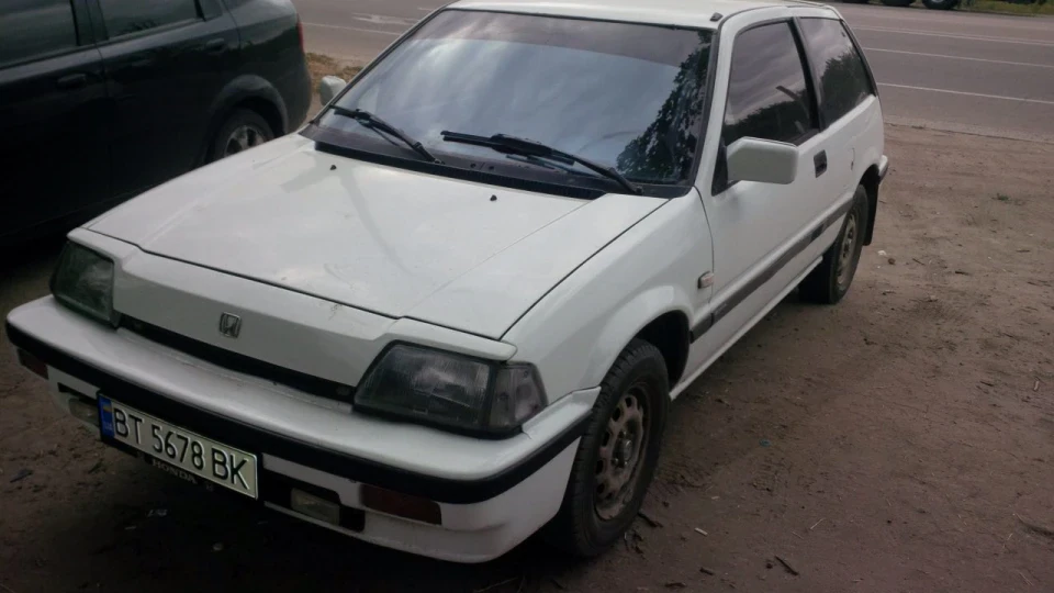Honda Civic Hatchback Білий Непухнастий ▲ 3