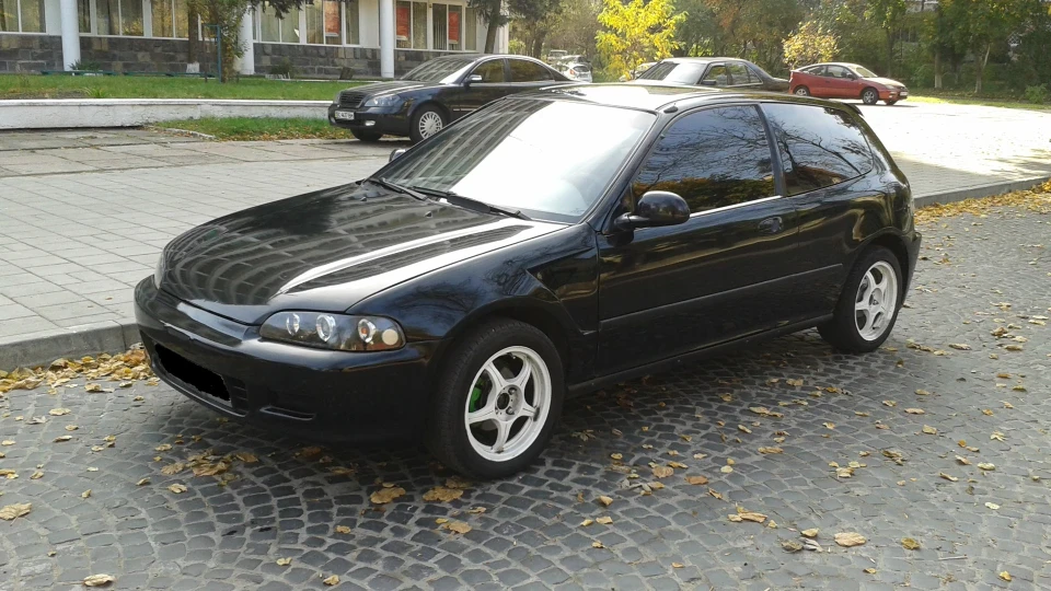Honda Civic Hatchback Чорний Їжак 4