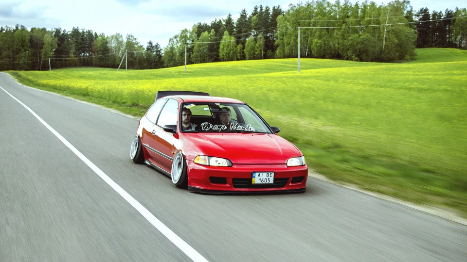 Honda Civic Hatchback EG4 USDM on DropMode 3