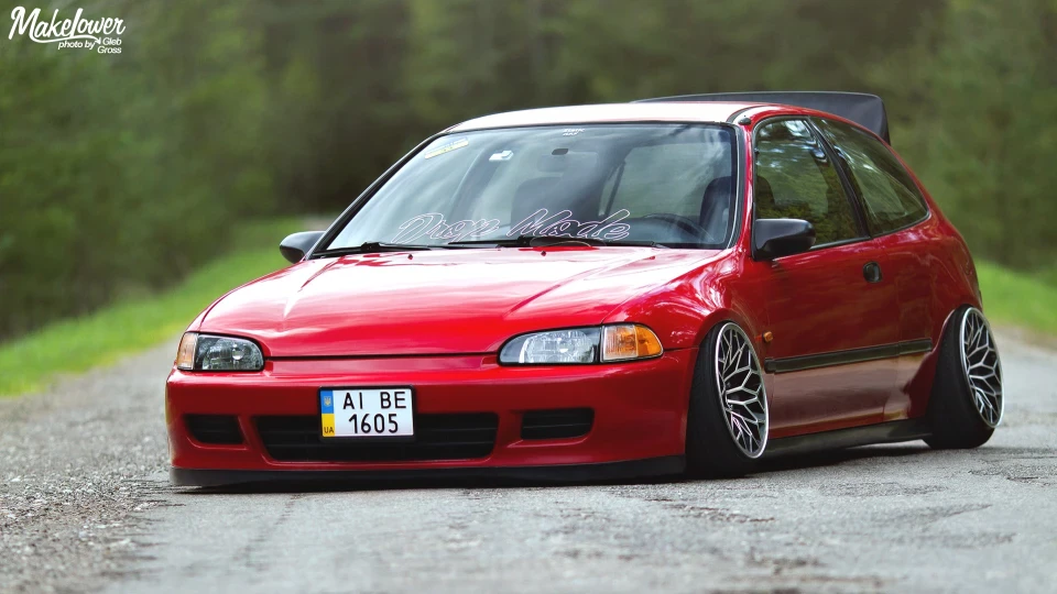 Honda Civic Hatchback EG4 USDM on DropMode 4