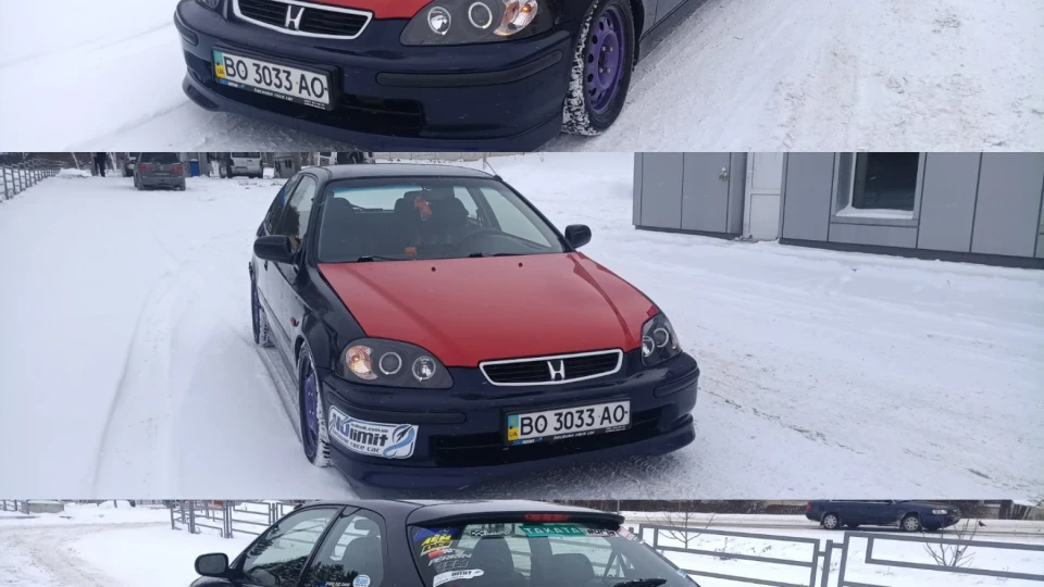Honda Civic Hatchback EJ9 B18C4 Буде Гонка 4