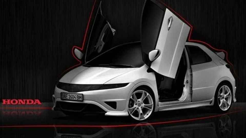 Honda Civic Hatchback LAMBO Сивка в уМАТі 4