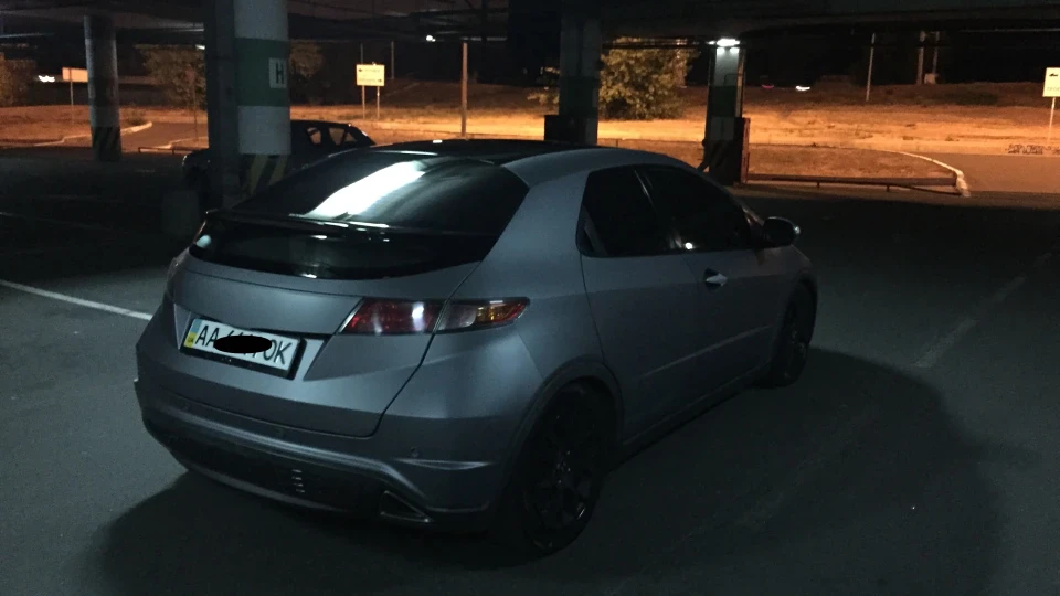 Honda Civic Hatchback Matte Gray