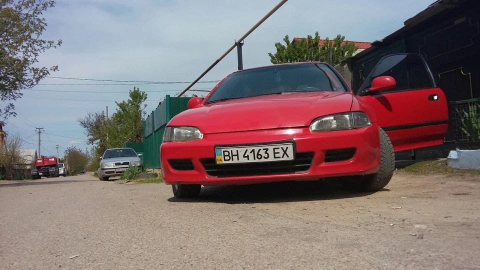 Honda Civic Hatchback red bull b18c4 4