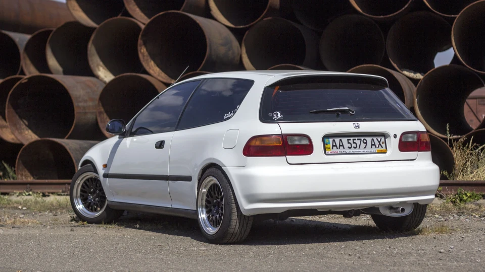 Honda Civic Hatchback Snowflake 2