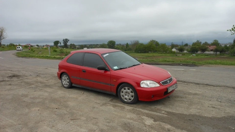 Honda Civic Hatchback Stuff's EK Milano Red