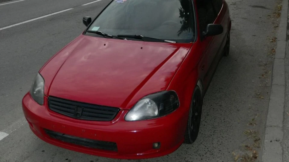 Honda Civic Hatchback Stuff's EK Milano Red 3