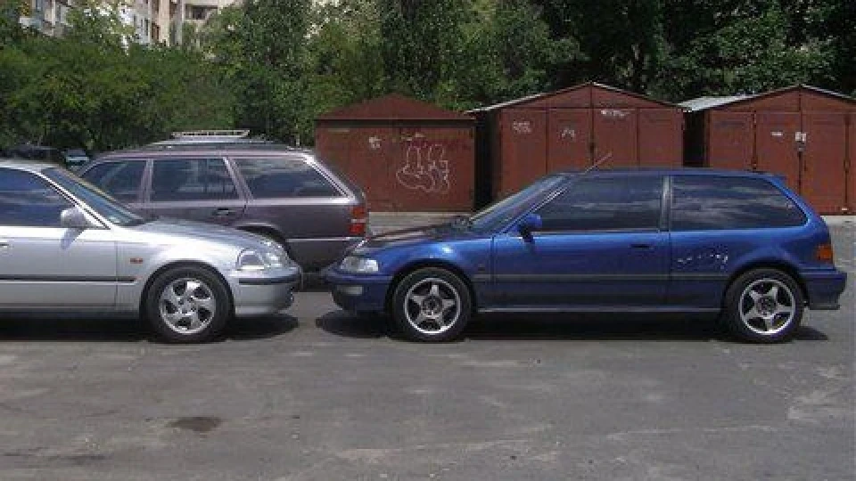 Honda Civic Hatchback vtec_анутая ee9 3