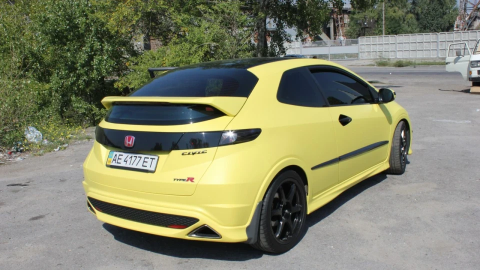 Honda Civic Type R Жовтий Мат