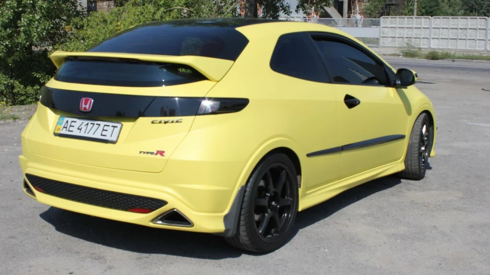 Honda Civic Type R Жовтий Мат 5