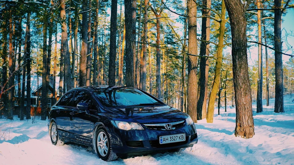 Honda Civic 1.8 dark blue 2