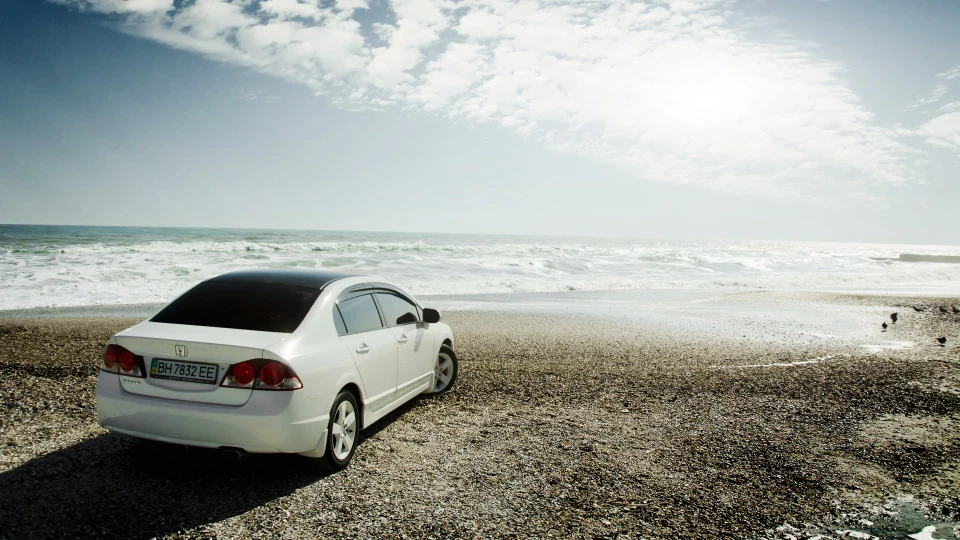 Honda Civic B&W 3