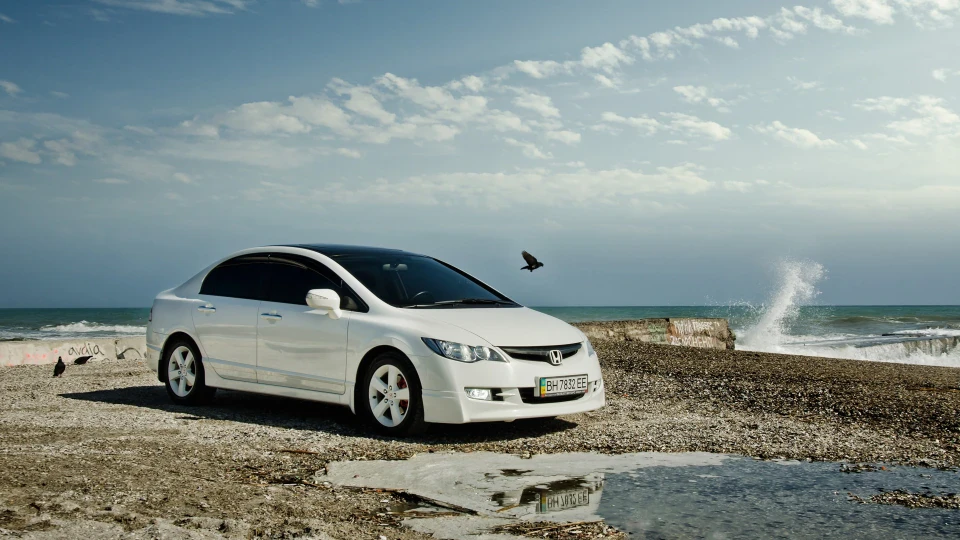 Honda Civic B&W 4
