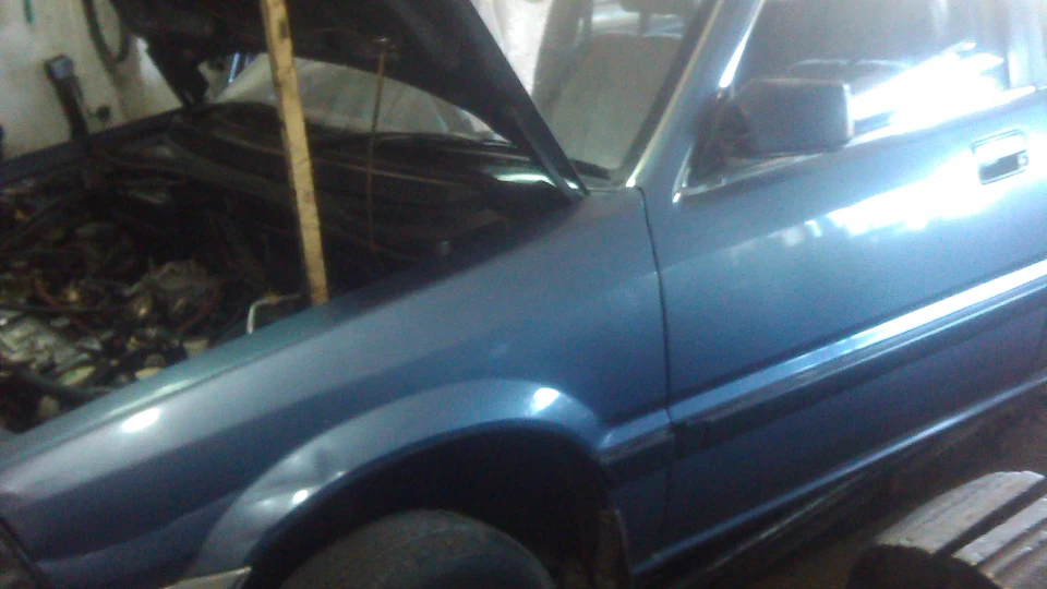 Honda Civic сіро-блакитний металік 2