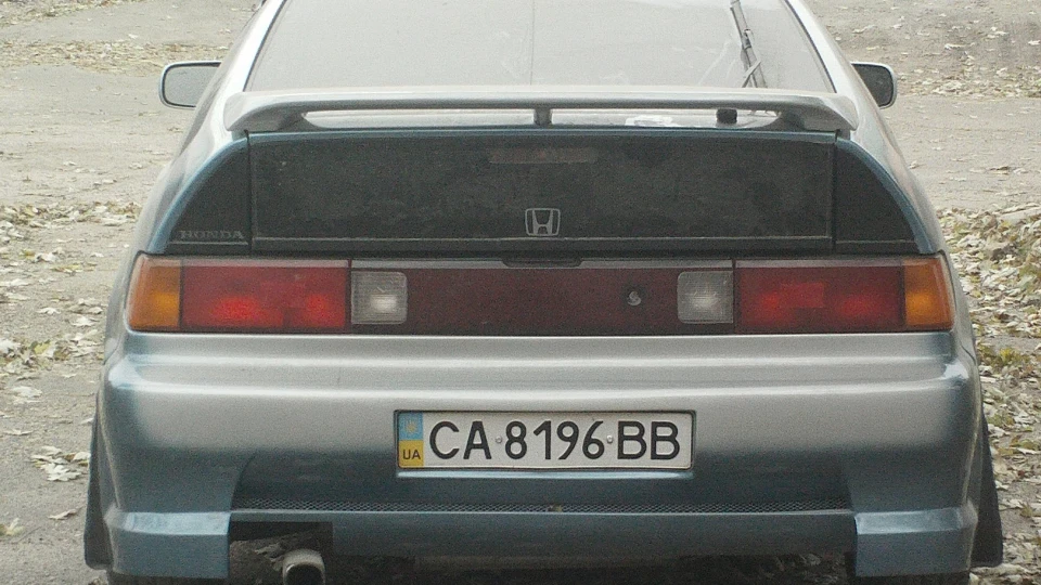 Honda CR-X crx 2 сірий з блакитним 2