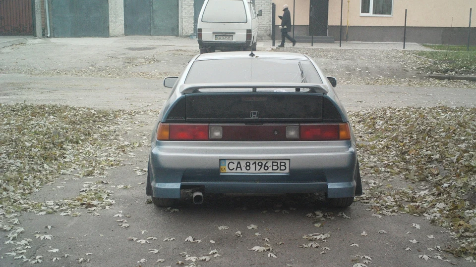 Honda CR-X crx 2 сірий з блакитним 3