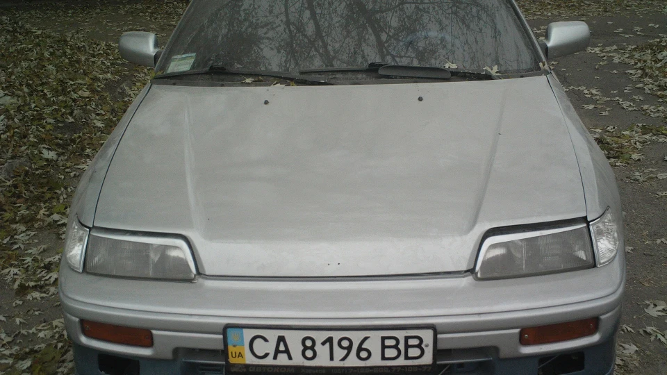 Honda CR-X crx 2 сірий з блакитним 4