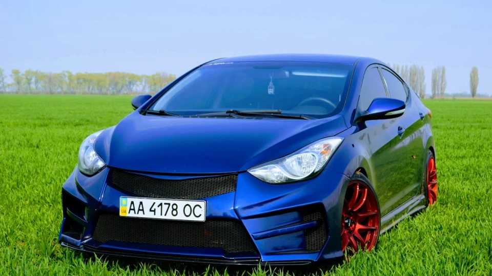 Hyundai Elantra вище трави ;) 2