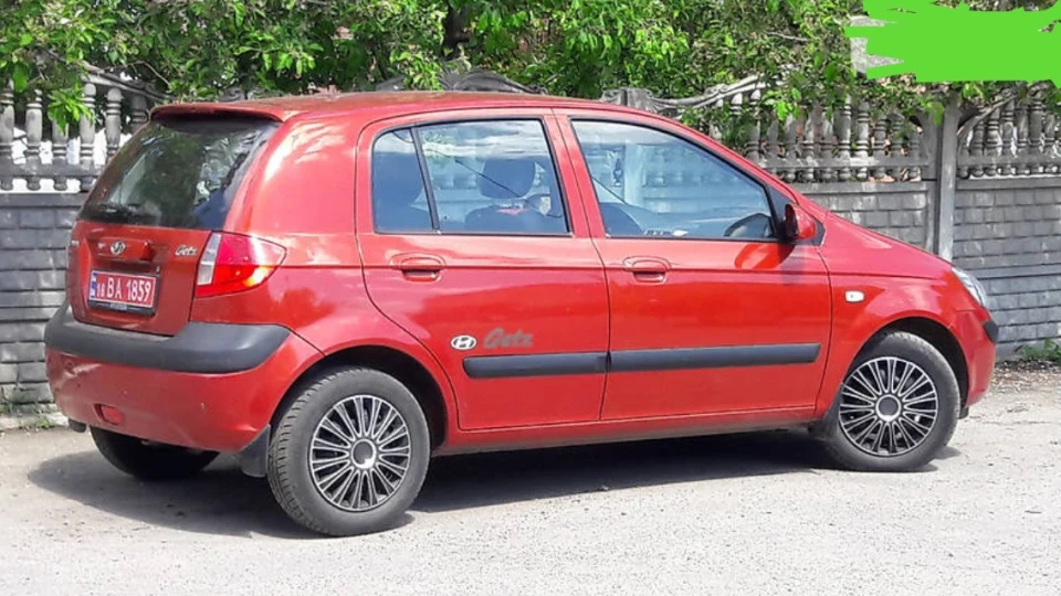 Hyundai Getz Червона тапочка