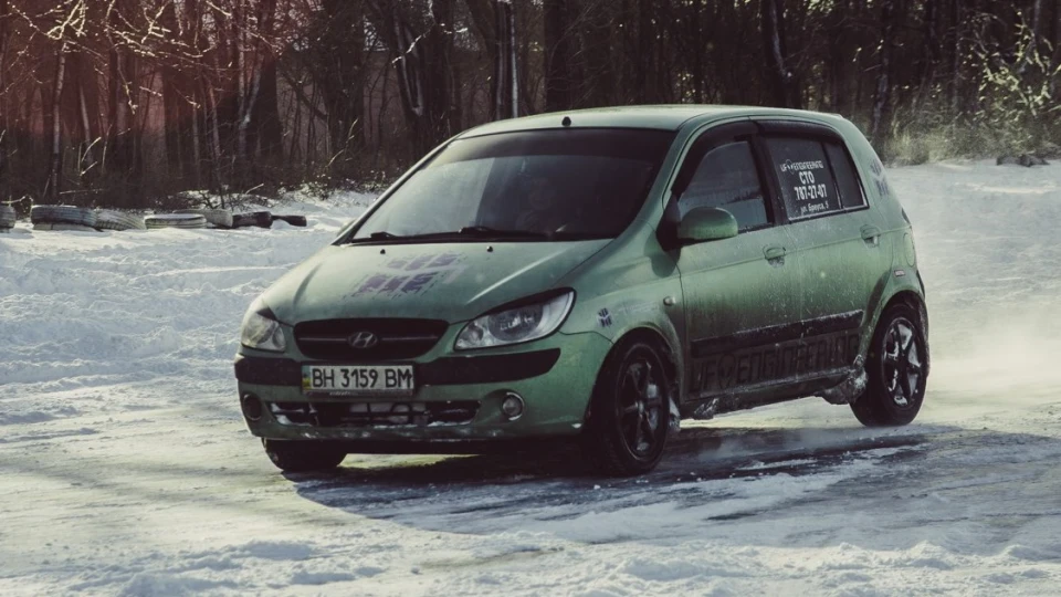 Hyundai Getz зелений жоповоз )