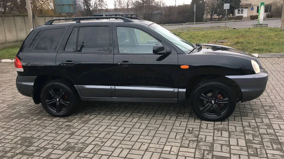 Hyundai Santa Fe 2.4 чорний Бегемот 2