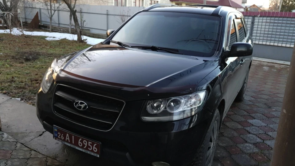 Hyundai Santa Fe Чорний 2.7 Газ, Бензин