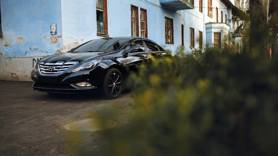 Hyundai Sonata Blue black БестіЯ 3