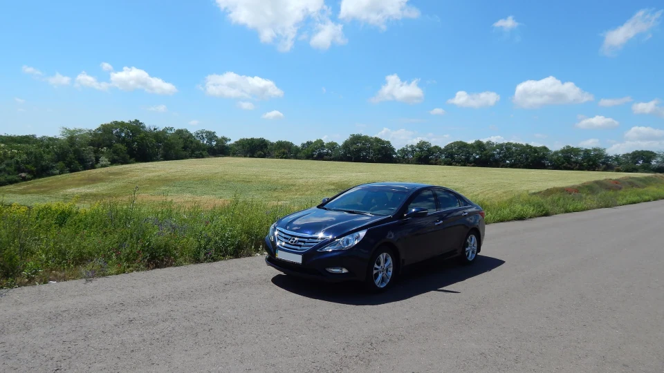 Hyundai Sonata Style 2.4 Blue Black 2