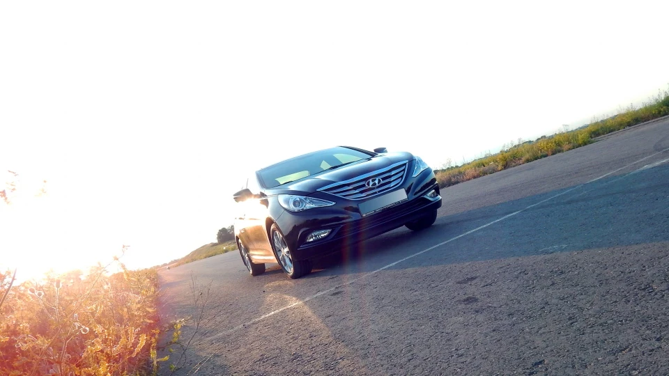 Hyundai Sonata Style 2.4 Blue Black 5