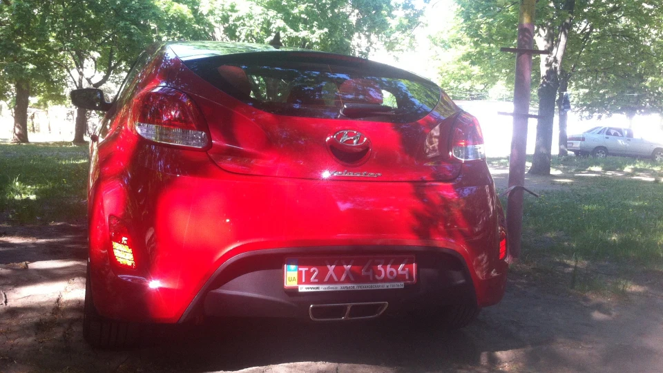 Hyundai Veloster Червоний комісар!!! )))) 2