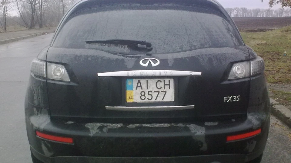 Infiniti FX чорний FX 35 3
