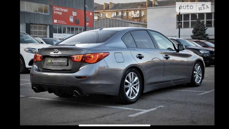 Infiniti Q50 Сіра атмо гармата 4