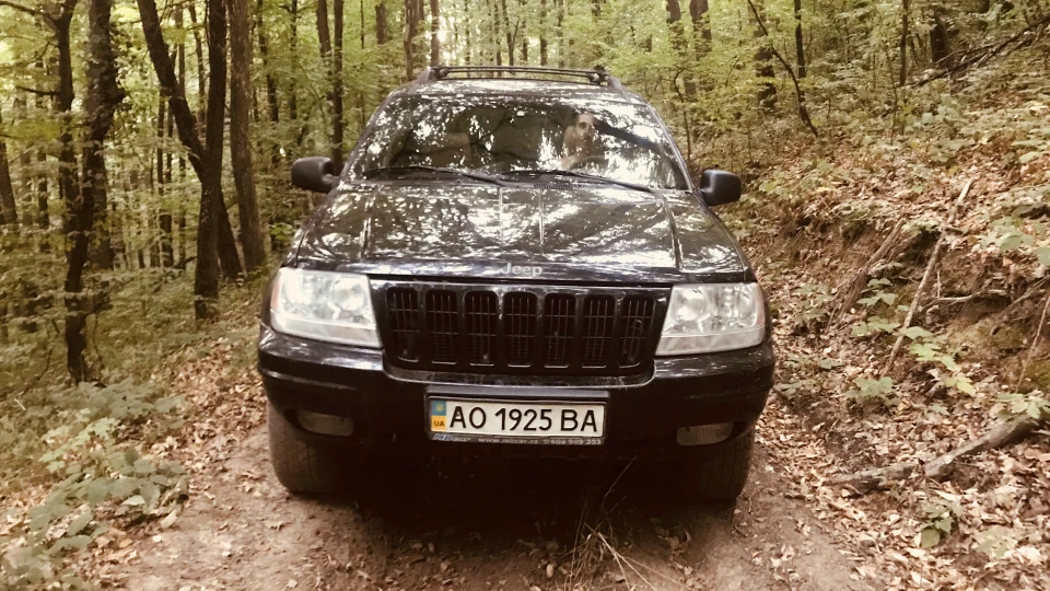 Jeep Grand Cherokee Чорний бандит у ЛІСУ