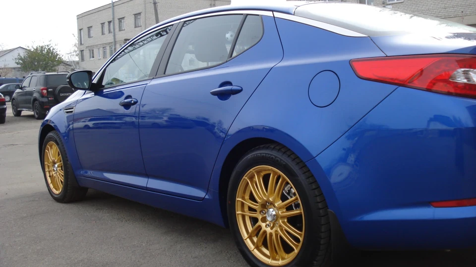 KIA Optima Santorini Blue 2