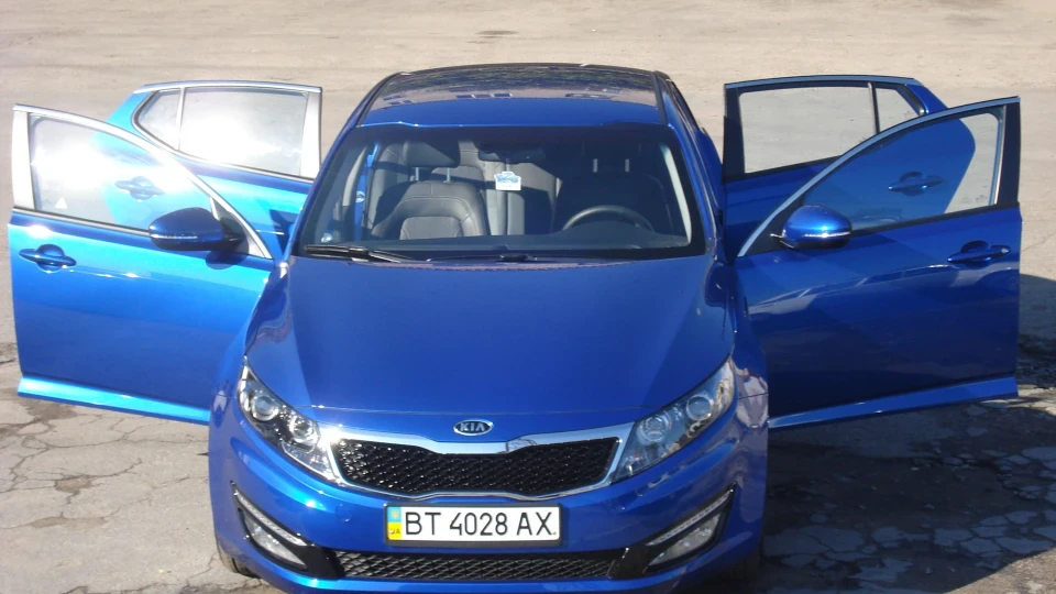 KIA Optima Santorini Blue 4