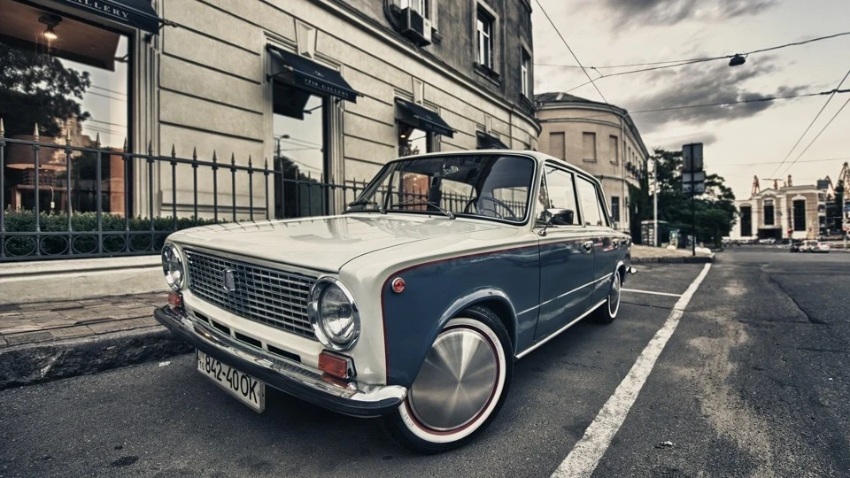 Lada 2101 Dirty Galina on the moon 3