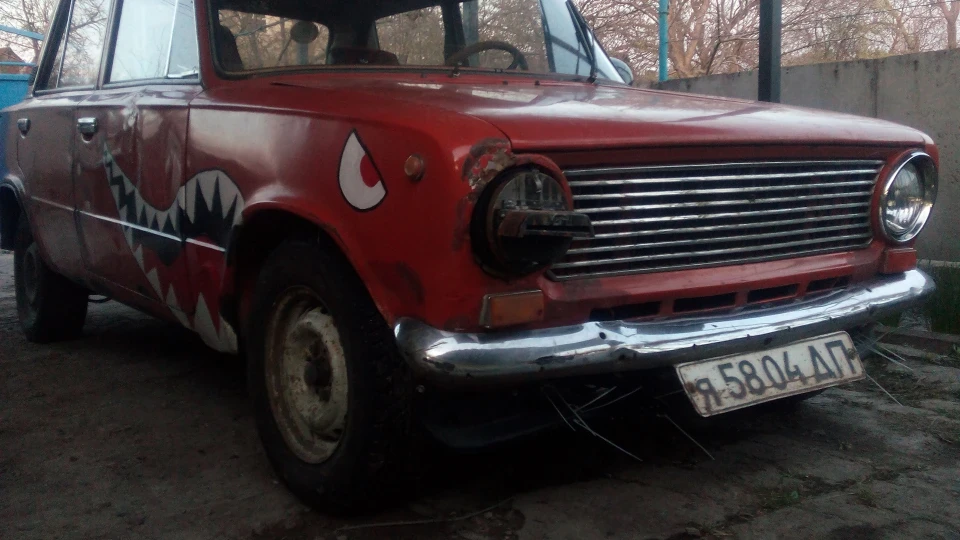 Lada 2101 dirty old woman 4