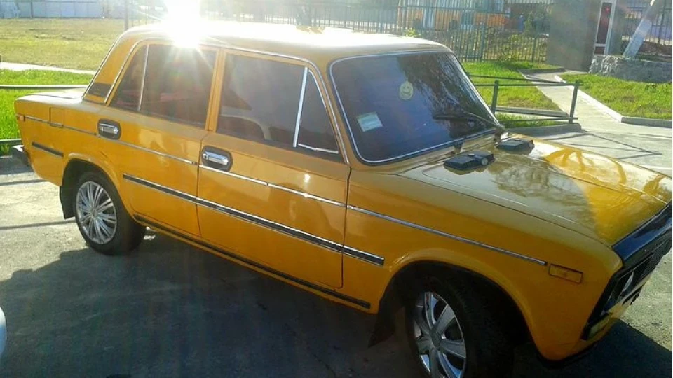 Lada 2106 жовтий дідок 4