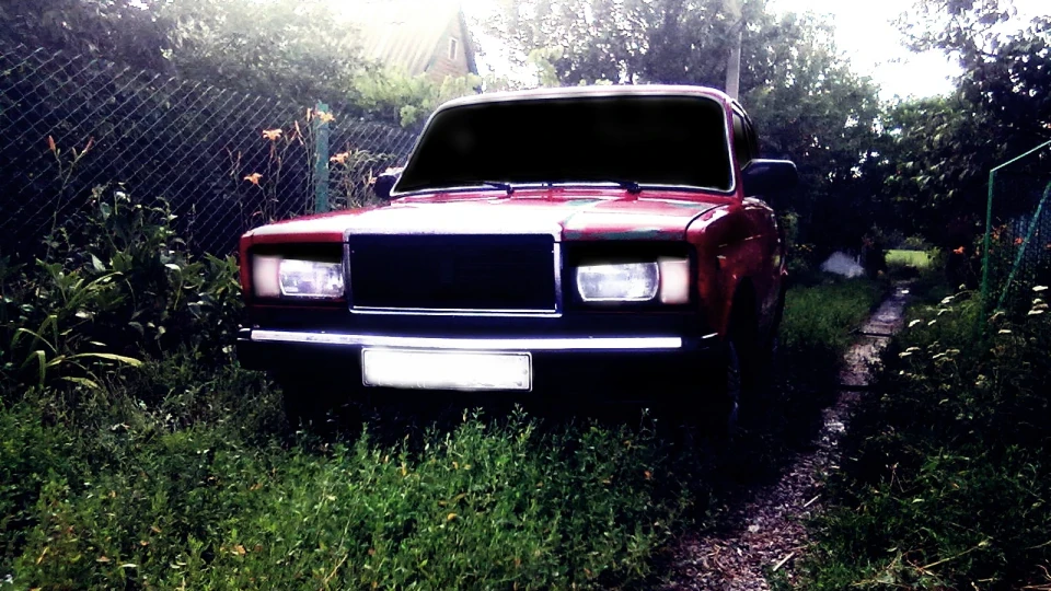 Lada 2107 квадратик на посадці))) 5