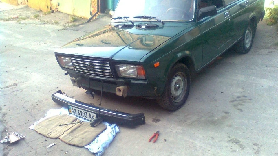 Lada 2107 міні_танк 2