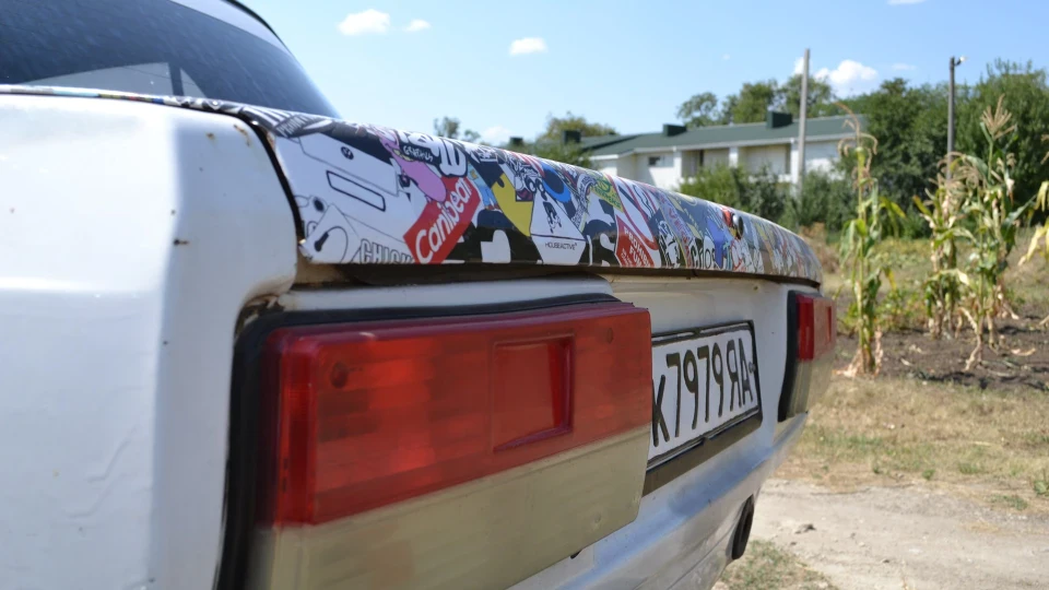 Lada 2107 стікер бомбер))) 2