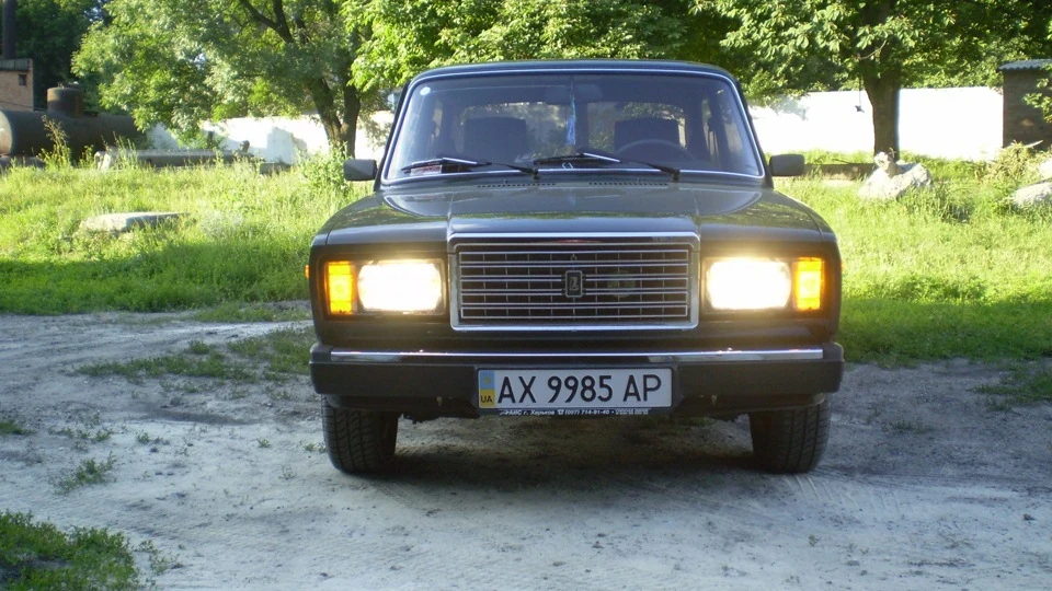Lada 2107 зелений наутілус 2
